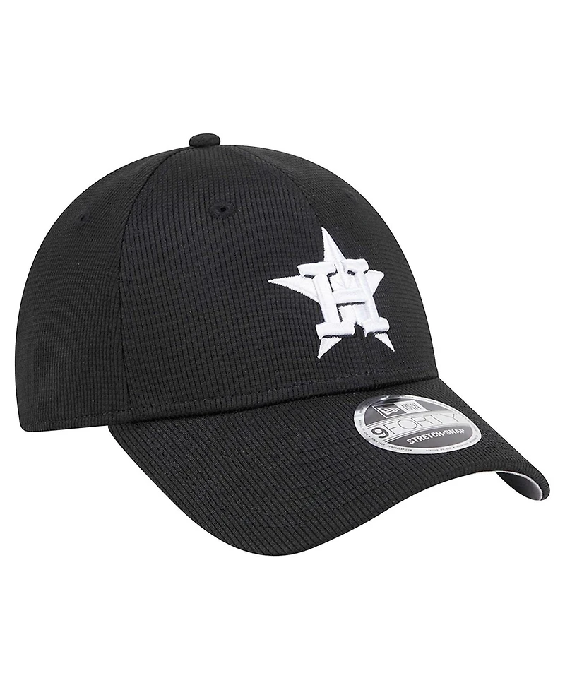 New Era Men's Black Houston Astros Pivot 9FORTY Adjustable Hat