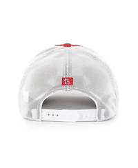 '47 Brand Men's Red/White St. Louis Cardinals Scratch Adjustable Trucker Hat