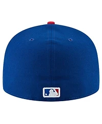 New Era Men's Royal Chicago Cubs Buck O'Neil On Field 59FIFTY Fitted Hat