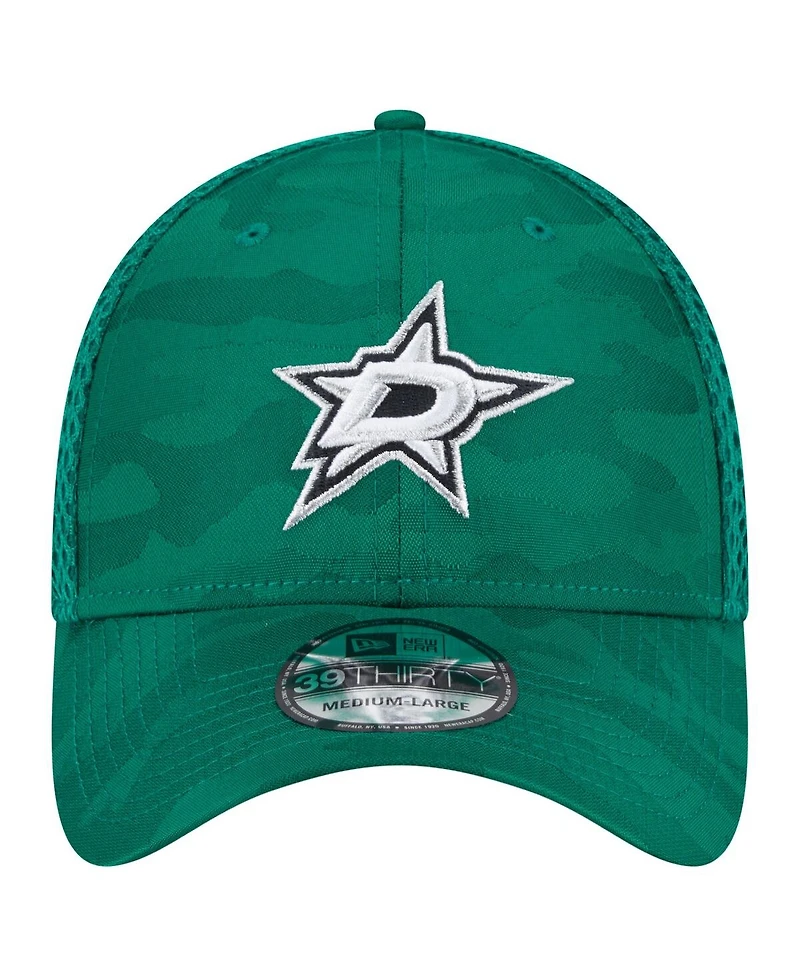 New Era Men's Kelly Green Dallas Stars Active Subtle Camo 39THIRTY Flex Hat