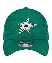 New Era Men's Kelly Green Dallas Stars Active Subtle Camo 39THIRTY Flex Hat