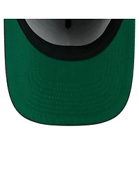 New Era Men's Charcoal Chicago Blackhawks Throwback Washed A-Frame Pre-Curved 9FIFTY Snapback Hat
