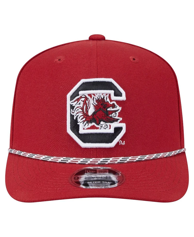 New Era Men's Garnet South Carolina Gamecocks Game Day Multi-Rope 9SEVENTY Stretch-Snap Hat
