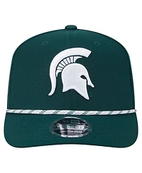 New Era Men's Green Michigan State Spartans Gameday Multi-Rope 9SEVENTY Stretch-Snap Hat