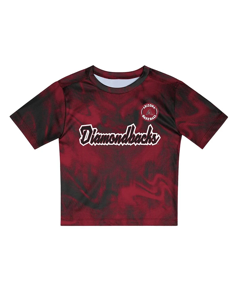 Outerstuff Toddler Red Arizona Diamondbacks Pinch Hitter Infielder T-Shirt and Shorts Set