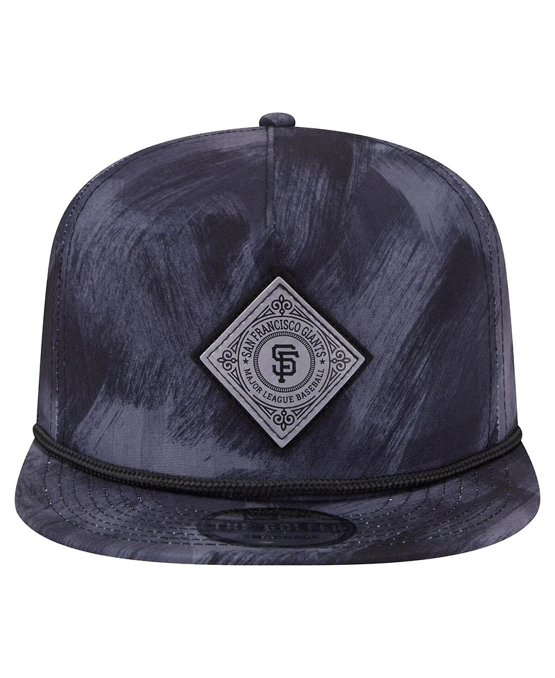 New Era Men's Navy San Francisco Giants Printed Golfer Snapback Hat