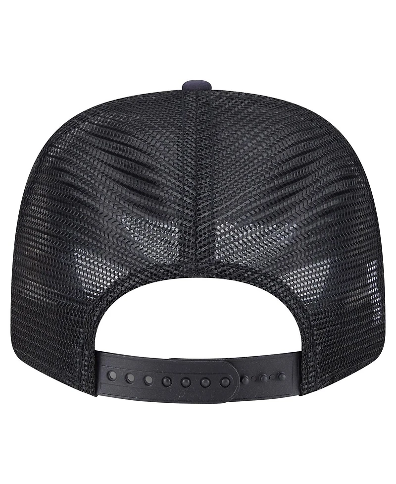 New Era Men's Black Boston Red Sox Adventure Drinks Pattern 9SEVENTY Stretch-Snap Hat