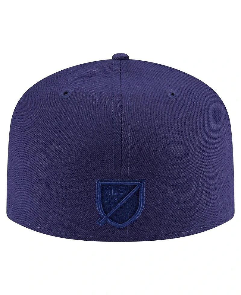 New Era Men's Navy Vancouver Whitecaps Fc Color Pack A-Frame 59FIFTY Fitted Hat