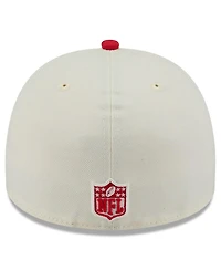New Era Men's Cream/Red Kansas City Chiefs 2025 Nfl Draft A-Frame 59FIFTY Fitted Hat