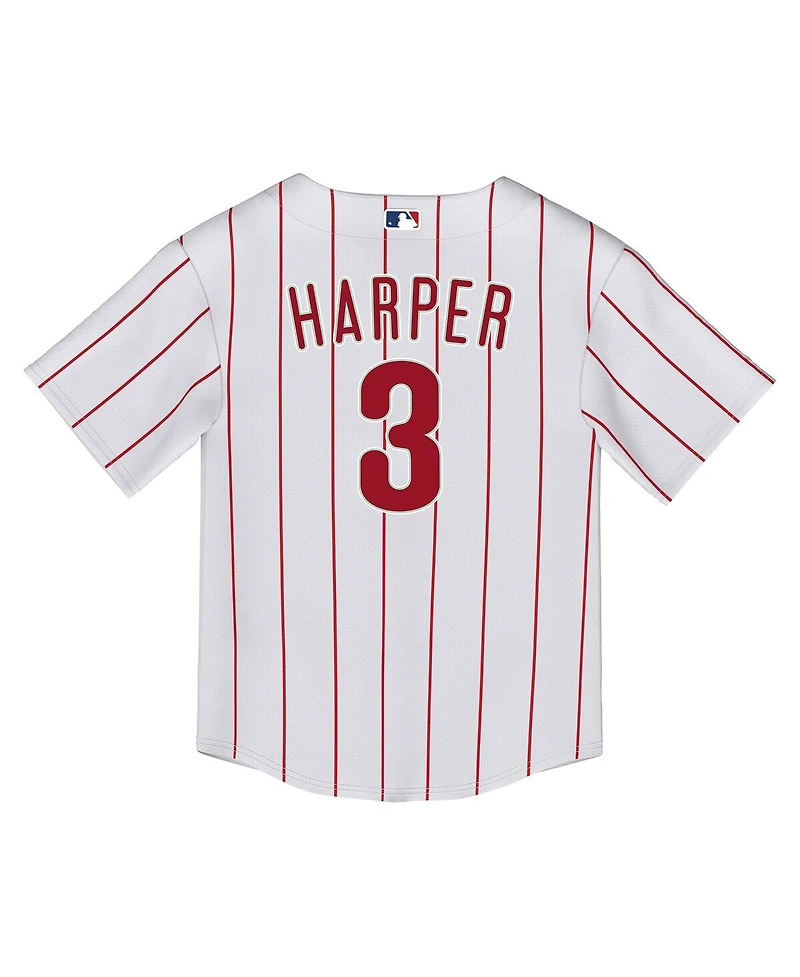 Nike Baby Boys and Girls Bryce Harper White Philadelphia Phillies Home Replica Jersey