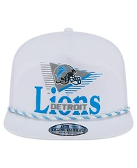 New Era Men's White Detroit Lions Collide Golfer Snapback Hat