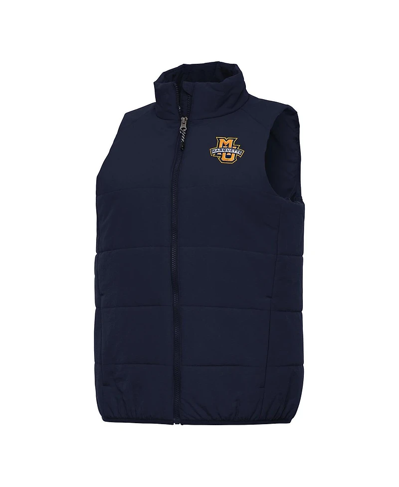 Antigua Women's Navy Marquette Golden Eagles Experience Full-Zip Vest