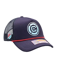 Fan Ink Men's Navy Chicago Fire Atmosphere Trucker Adjustable Hat