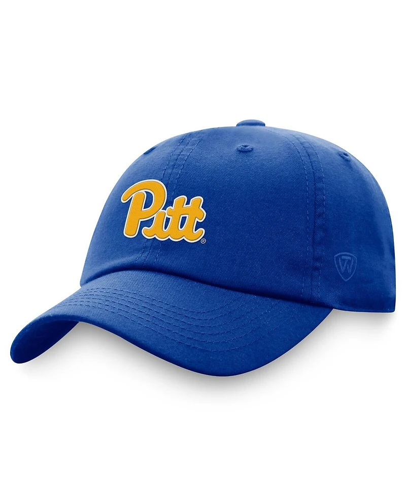 Top of the World Men's Royal Pitt Panthers Staple Adjustable Hat