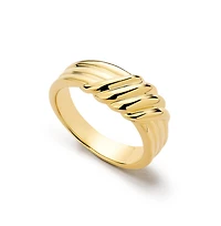 Ana Luisa Gold Band Ring - Lydia