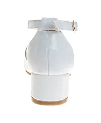 Laura Ashley Little and Big Girls Low Heeled Dress Shoe