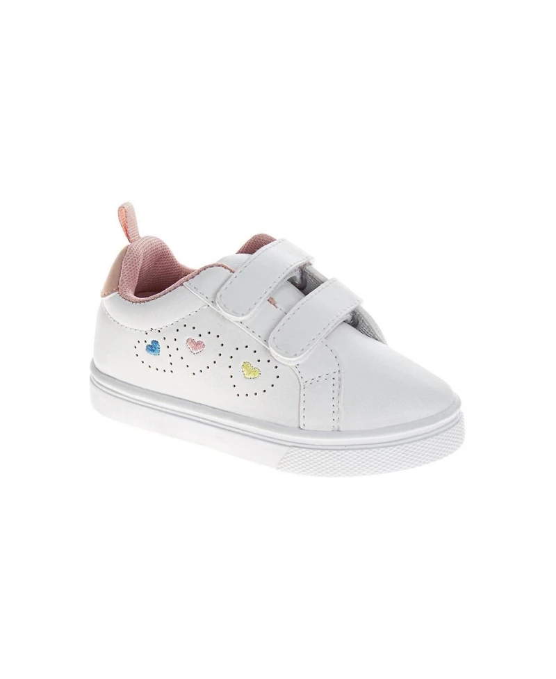 Laura Ashley Toddler Girls Heart Pattern Sneakers
