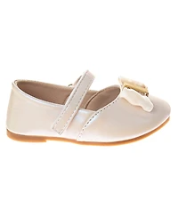 Laura Ashley Little and Big Girls Hook Loop Dress Shoe