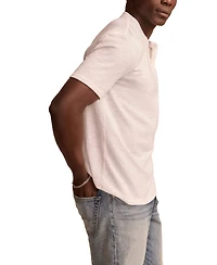 Lucky Brand Men's Linen Short Sleeve Henley Shirt
