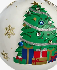 Holiday Lane Feliz Navidad 2025 Glass Christmas Tree Ball Ornament, Exclusively at Macy's