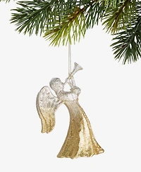 Holiday Lane Blessed Glittered Angel Ornament, Macy's Exclusive