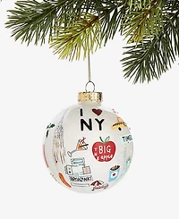 Holiday Lane New York City Icons Glass Ball Ornament, Macy's Exclusive