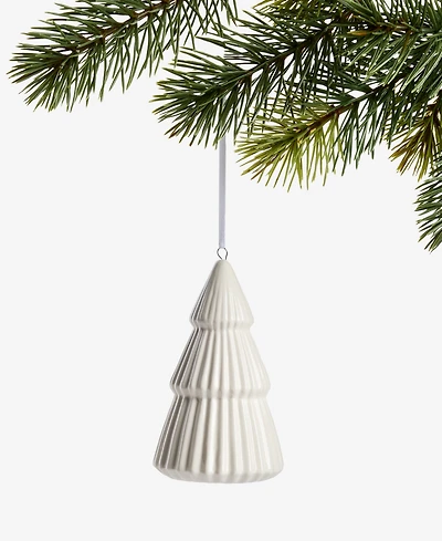 Holiday Lane Nordic Wonderland Ceramic Tree Ornament, Macy's Exclusive
