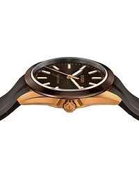 Rado Men's Swiss HyperChrome Brown Rubber Strap Watch 42mm