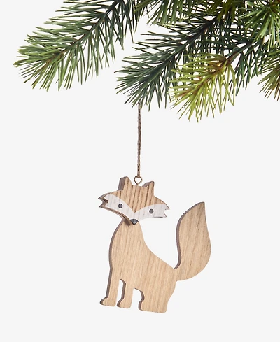 Holiday Lane Nordic Wonderland Fox Ornament, Macy's Exclusive