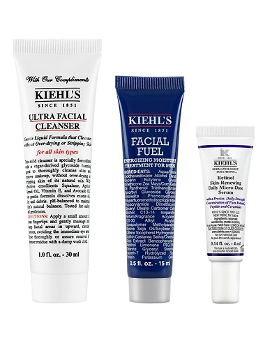 Free 3-Pc. gift with any $65 Kiehl's purchase