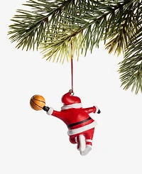 Holiday Lane Sports Basketball Santa Ornament, Macy's Exclusive