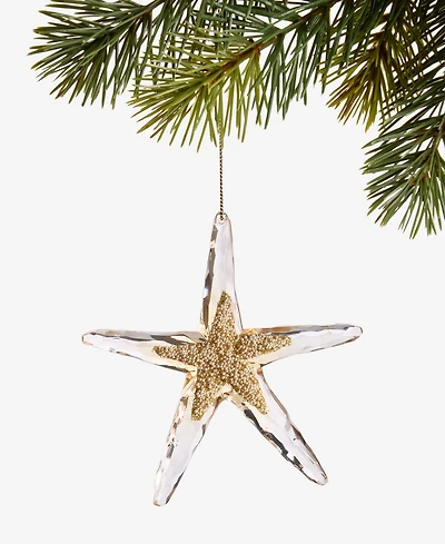 Holiday Lane Seaside Starfish Embellished Ornament, Macy's Exclusive