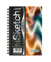 UCreate Neon Squiggles Poly Sketch Book, Pack of 3