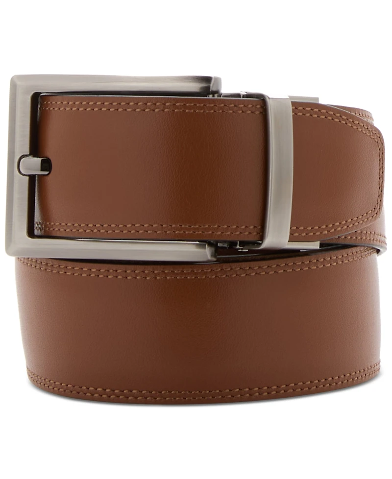 Perry Ellis Portfolio Men's Square Head Belt