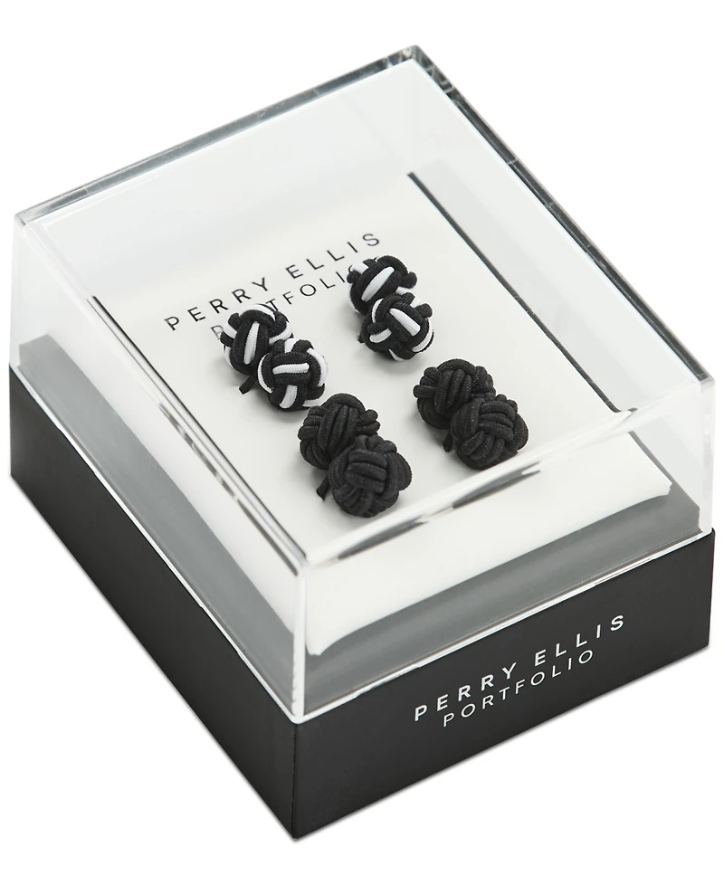 Perry Ellis Portfolio Men's Silk Knot Cufflinks