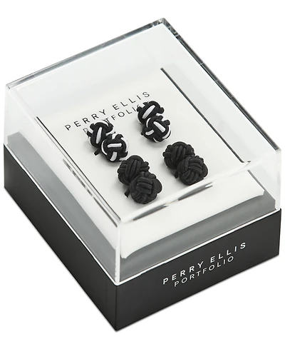 Perry Ellis Portfolio Men's Silk Knot Cufflinks