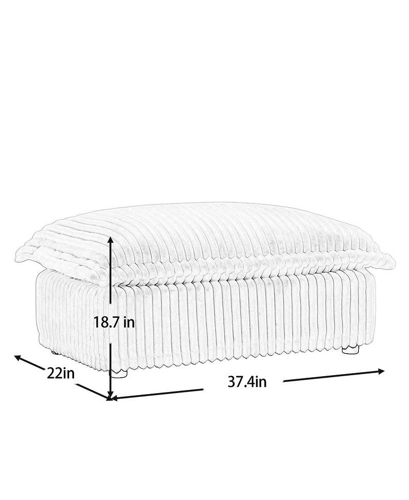Streamdale Koala Ottoman - Cream