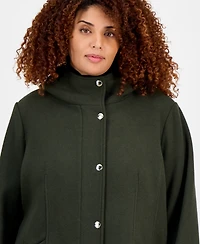 Michael Michael Kors Plus Size Hooded Coat, Exclusively at Macy's
