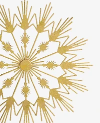 Holiday Lane Enchanted Forest Gold Starburst Ornament, Macy's Exclusive