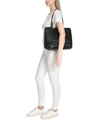 Calvin Klein Granite Pleated Tote Bag
