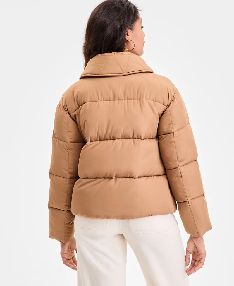 Michael Kors Women's Drawstring-Collar Puffer Coat