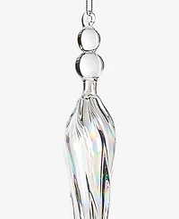 Holiday Lane Iced Delight Glass Finial Ornament, Macy's Exclusive