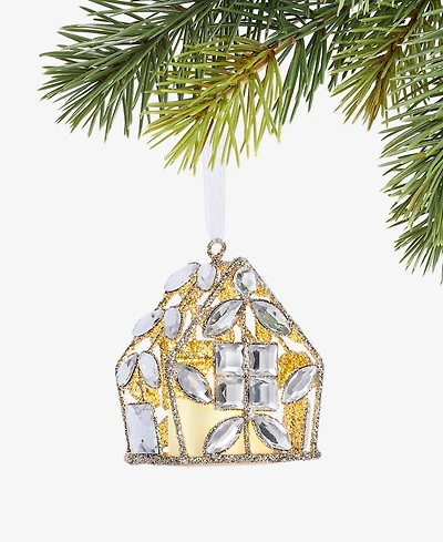 Holiday Lane Jeweled Classics Iron House Ornament, Macy's Exclusive