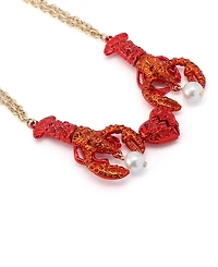 Betsey Johnson Mermaid Jewels Lobster Friendship Necklace Set