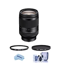 Sony Fe 24-240mm f/3.5-6.3 Oss Lens for Sony E, Bundle with Hoya Nxt Plus 72mm Uv+Cpl Filter Kit, Cleaning Kit, Cleaning Cloth