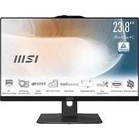 Msi Modern AM242TP 1M-1098US 23.8" Full Hd All-In-One Touchscreen Desktop Computer, Intel Core 3-100U 1.2GHz, 8GB Ram, 512GB Ssd, Windows 11 Pro,