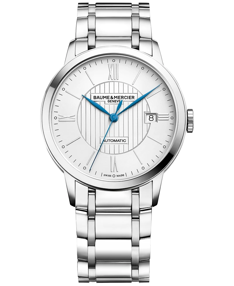 Baume & Mercier Men's Swiss Automatic Classima Stainless Steel Bracelet Watch 40mm M0A10215
