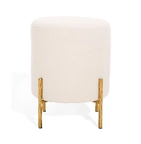 Jessa Round Boucle Ottoman