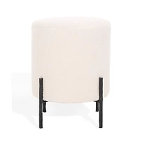Jessa Round Boucle Ottoman
