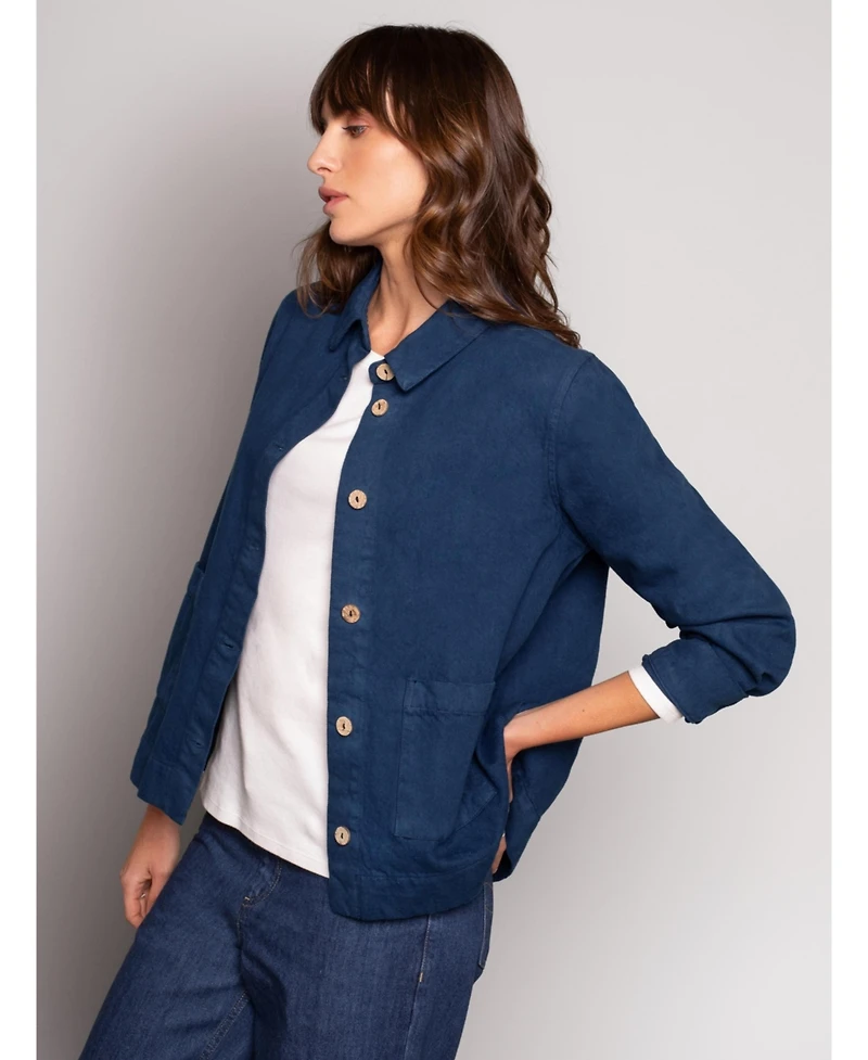 Celtic & Co. Women's Cotton Twill Pleat Back Jacket